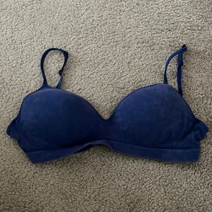 Blue bralette